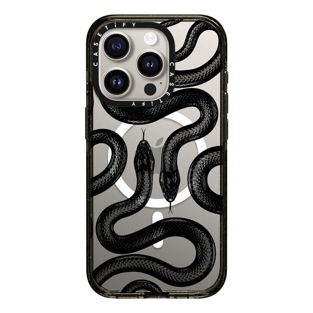 Foto 2 pulgar | Funda Para Teléfono Tify Impact Iphone 15 Pro Black Kingsnake - Venta Internacional.