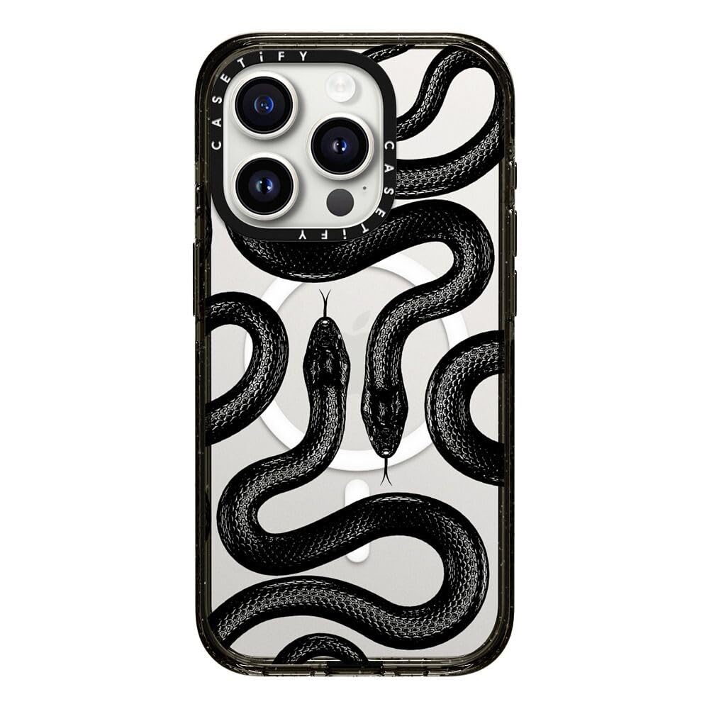 Foto 4 pulgar | Funda Para Teléfono Tify Impact Iphone 15 Pro Black Kingsnake - Venta Internacional.