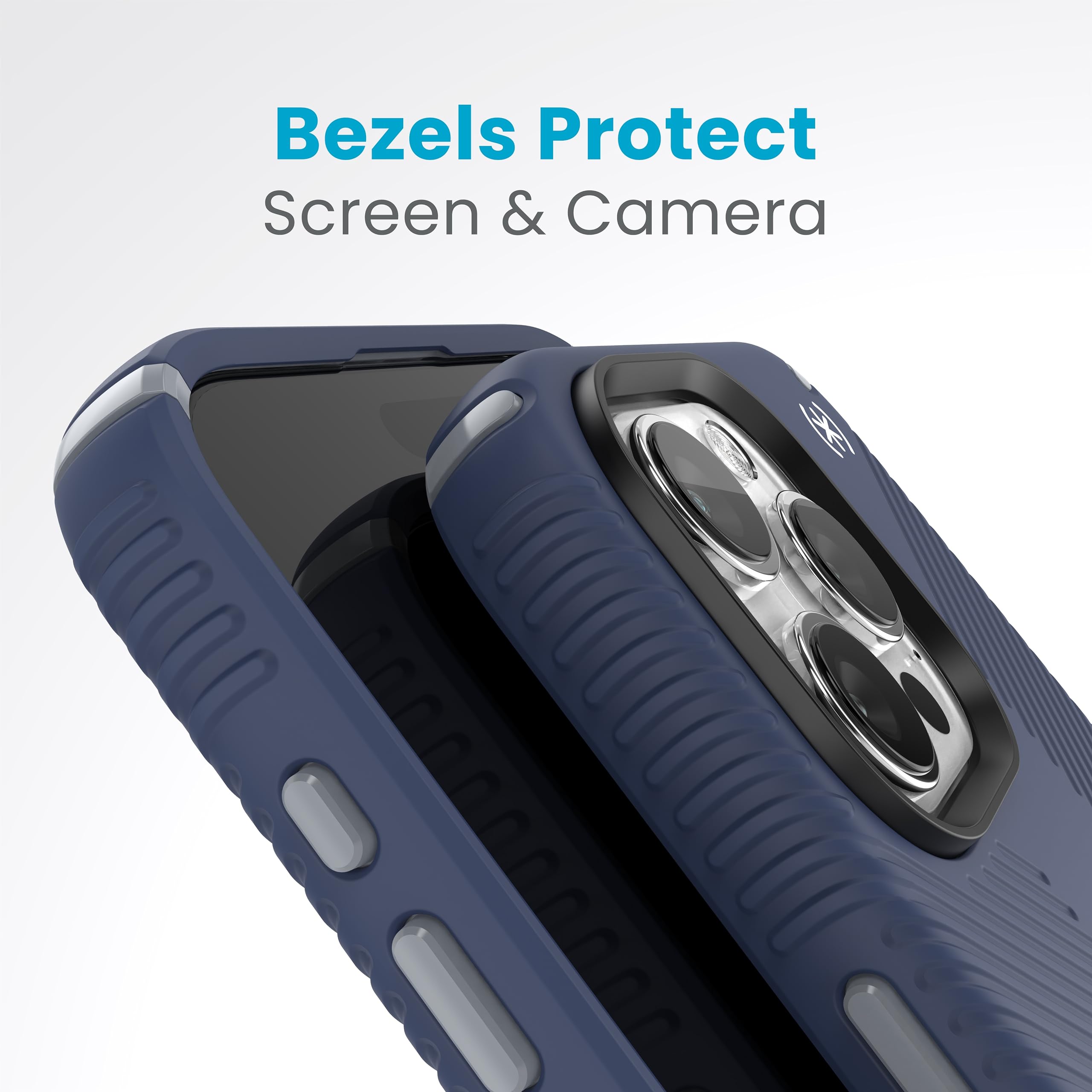 Foto 7 pulgar | Funda Para Teléfono Speck Iphone 15 Pro Max Presidio2 Grip Azul/gris/blanco - Venta Internacional.