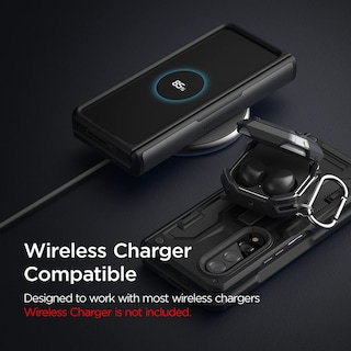 Foto 6 | Funda De Teléfono Vrs Design Terra Guard Para Galaxy Z Fold 3 Negra - Venta Internacional.