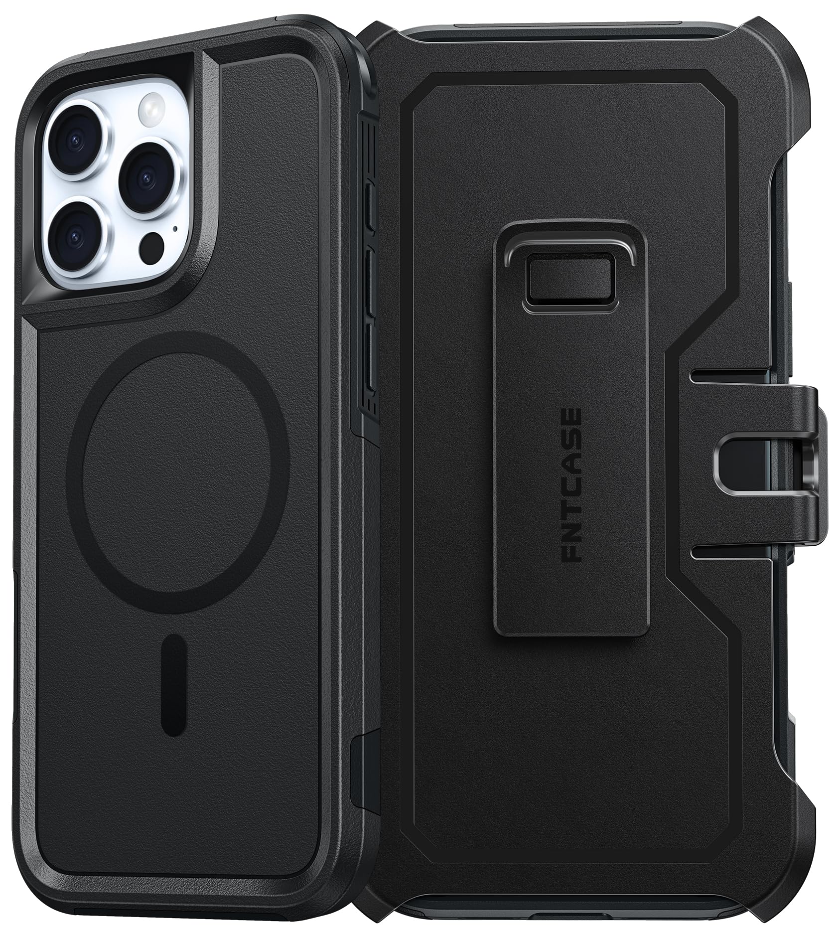 Foto 2 pulgar | Funda De Teléfono Fntcase Para Iphone 16 Pro-max Magnetic Black - Venta Internacional.