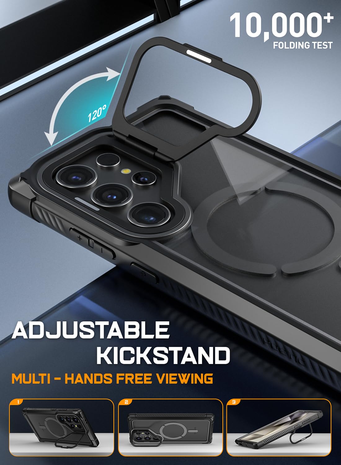 Foto 3 pulgar | Funda De Teléfono Poetic Guardian Para Samsung Galaxy S24 Ultra 5g - Venta Internacional.