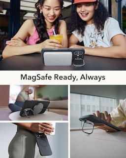 Foto 5 | Funda De Silicona Esr Con Soporte Para Iphone 16 Plus, Color Negro - Venta Internacional.