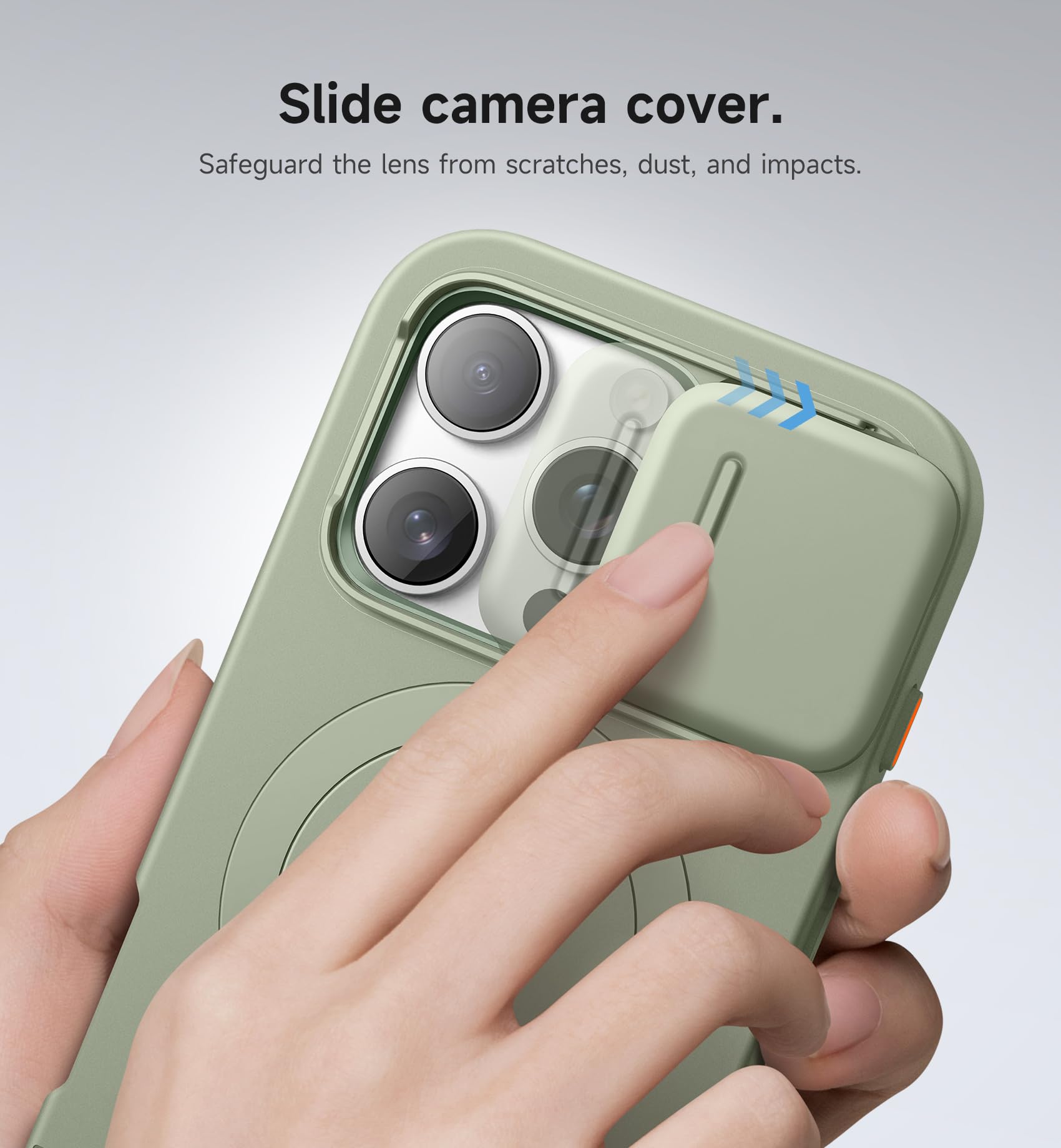Foto 4 | Funda Suritch Para Iphone 16 Pro Con Cámara Deslizante, Color Verde - Venta Internacional.