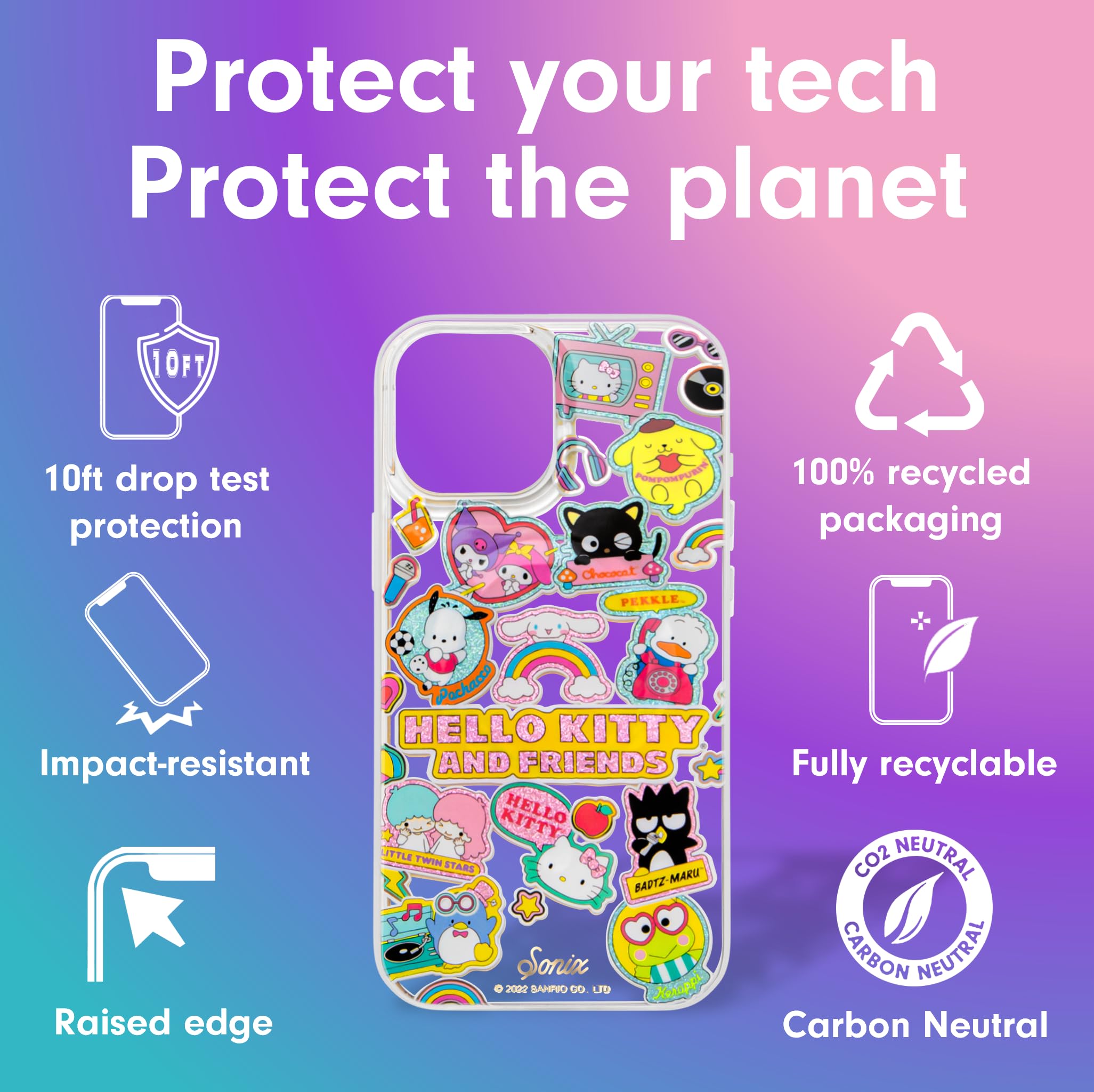 Foto 5 pulgar | Funda De Teléfono Compatible Con Sonix X Sanrio Y Magsafe Para Iphone 15 - Venta Internacional.