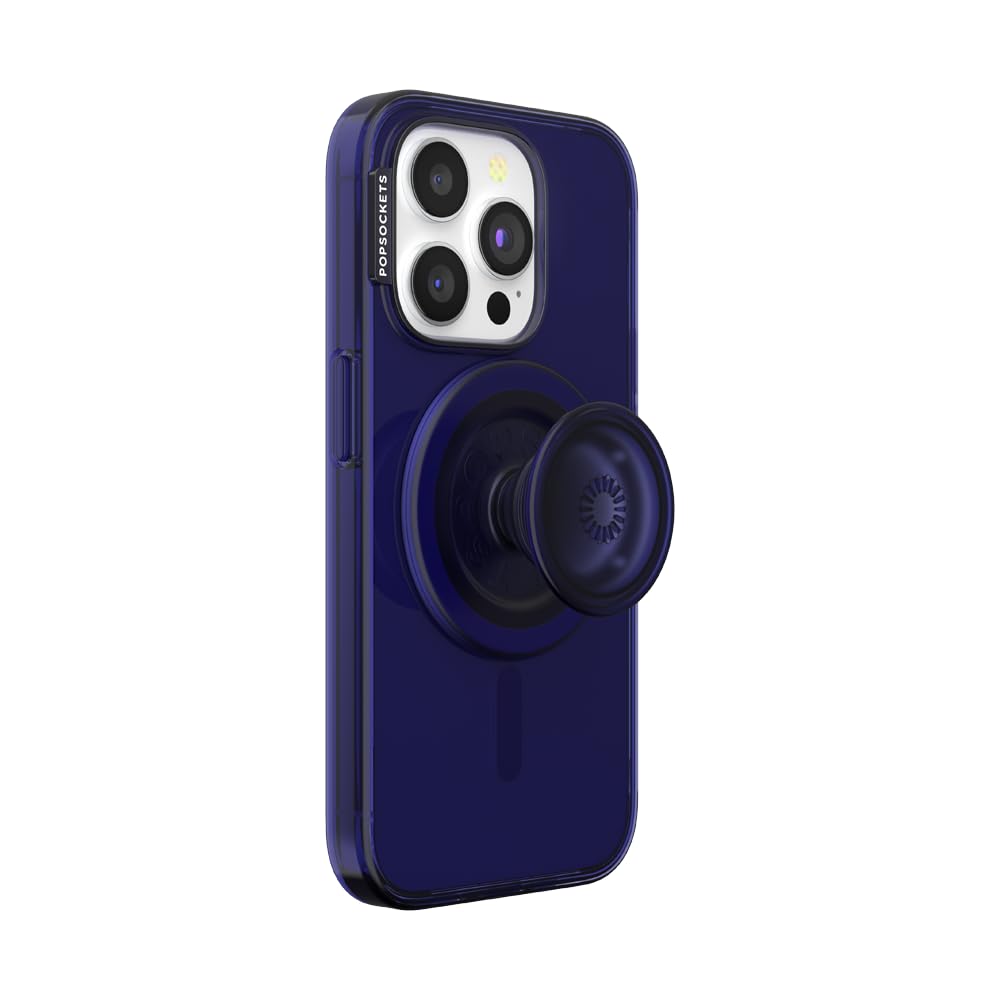 Foto 3 pulgar | Funda Popsockets Para Iphone 15 Pro Con Empuñadura Redonda, Color Azul Marino - Venta Internacional.