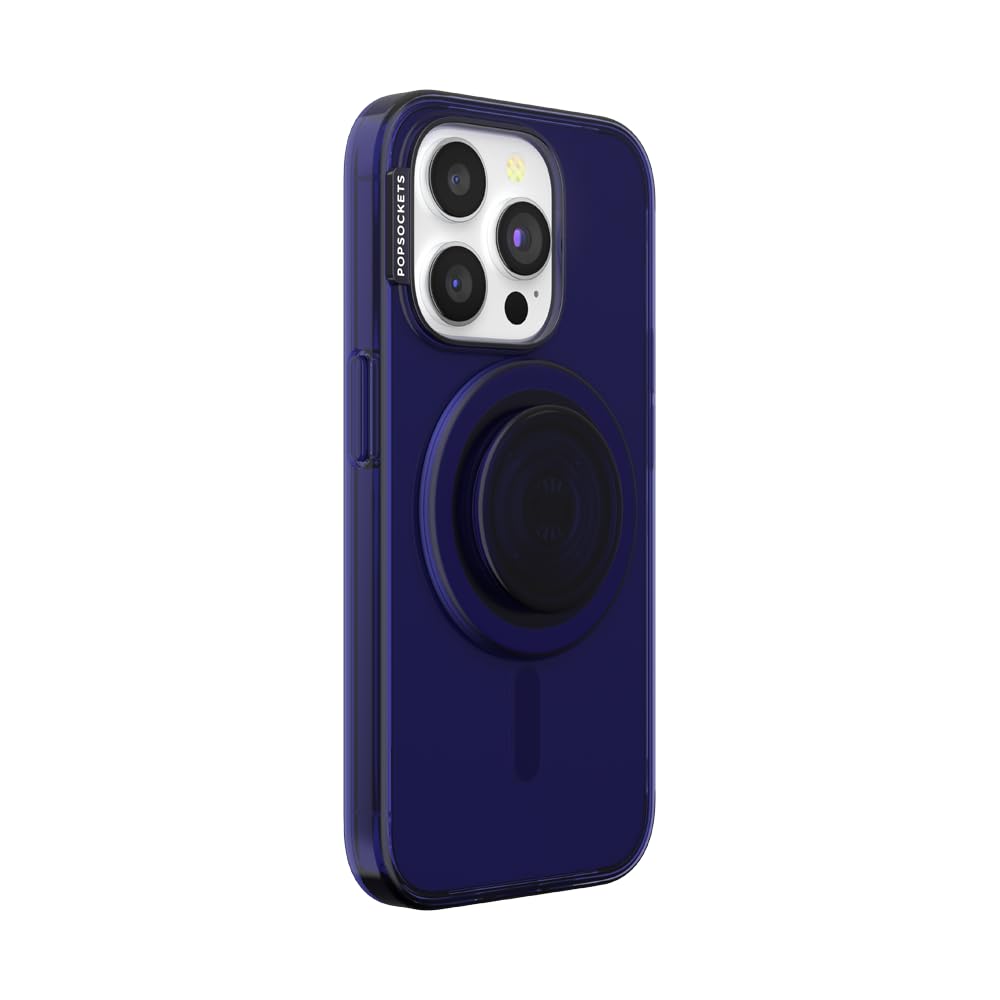 Foto 4 pulgar | Funda Popsockets Para Iphone 15 Pro Con Empuñadura Redonda, Color Azul Marino - Venta Internacional.