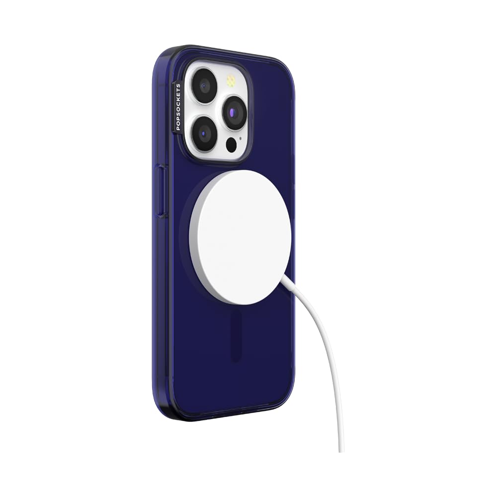 Foto 6 pulgar | Funda Popsockets Para Iphone 15 Pro Con Empuñadura Redonda, Color Azul Marino - Venta Internacional.