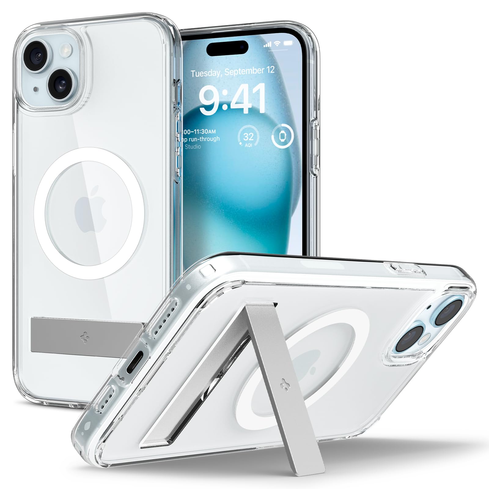 Foto 2 pulgar | Funda Spigen Ultra Hybrid S Magfit Para Iphone 15 Plus - Venta Internacional.