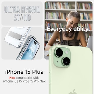 Foto 2 | Funda Spigen Ultra Hybrid S Magfit Para Iphone 15 Plus - Venta Internacional.