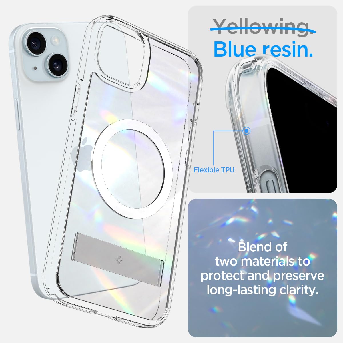 Foto 5 pulgar | Funda Spigen Ultra Hybrid S Magfit Para Iphone 15 Plus - Venta Internacional.