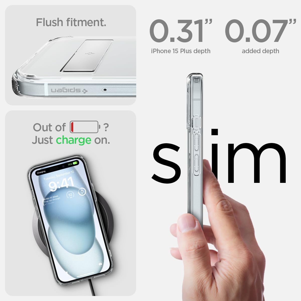 Foto 7 pulgar | Funda Spigen Ultra Hybrid S Magfit Para Iphone 15 Plus - Venta Internacional.