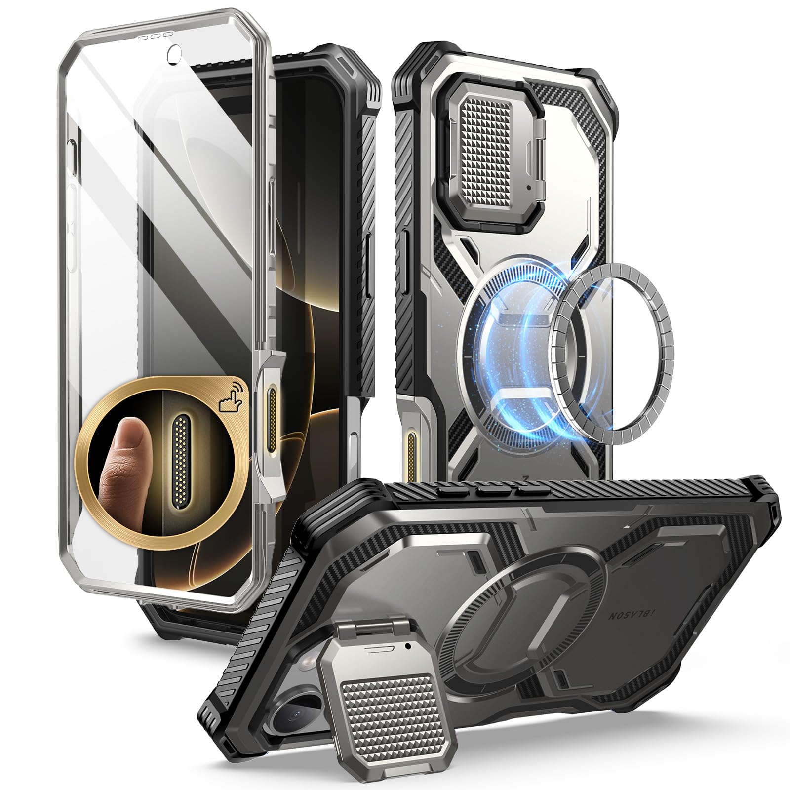 Foto 2 pulgar | Funda De Teléfono I-blason Armorbox Series Para Iphone 16 Pro - Venta Internacional.