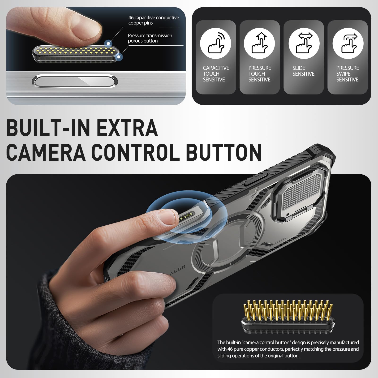 Foto 3 pulgar | Funda De Teléfono I-blason Armorbox Series Para Iphone 16 Pro - Venta Internacional.