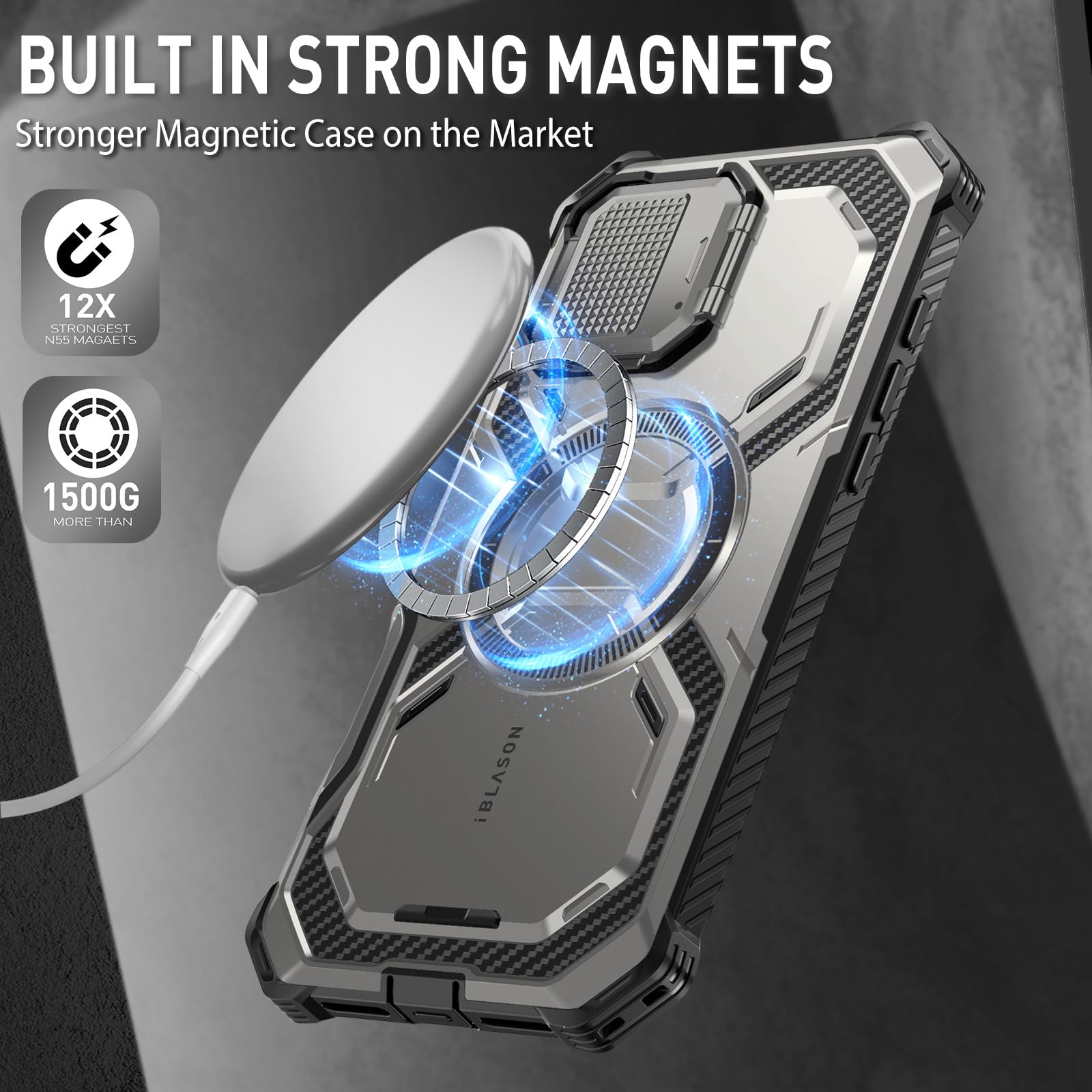 Foto 5 pulgar | Funda De Teléfono I-blason Armorbox Series Para Iphone 16 Pro - Venta Internacional.