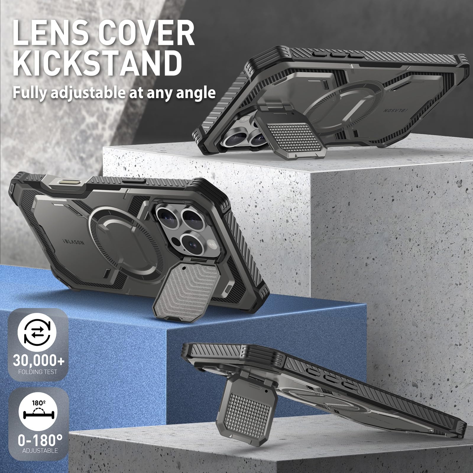 Foto 6 pulgar | Funda De Teléfono I-blason Armorbox Series Para Iphone 16 Pro - Venta Internacional.
