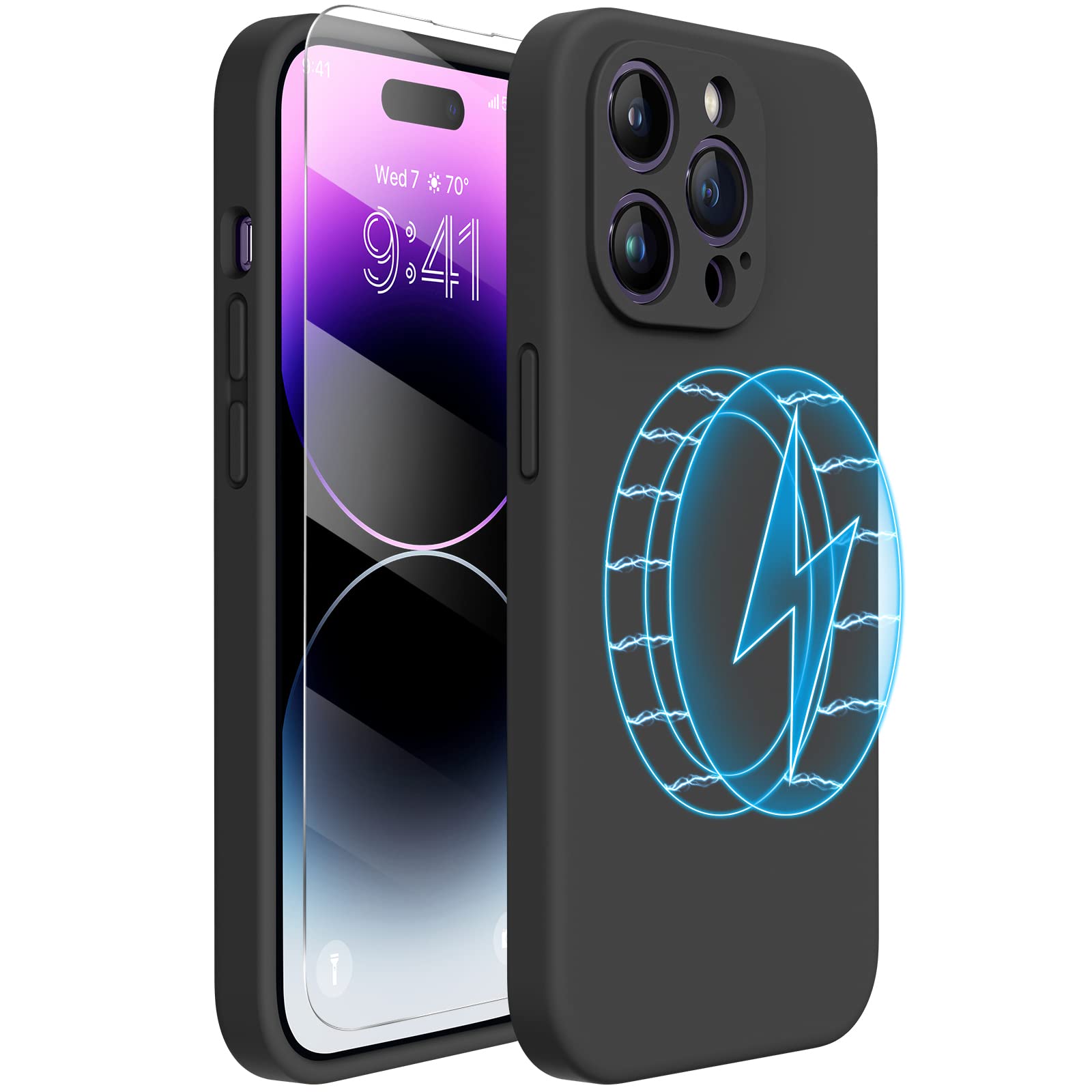 Foto 2 pulgar | Funda Magnética Miracase Para Iphone 14 Pro Max De 6.7 Pulgadas - Venta Internacional.