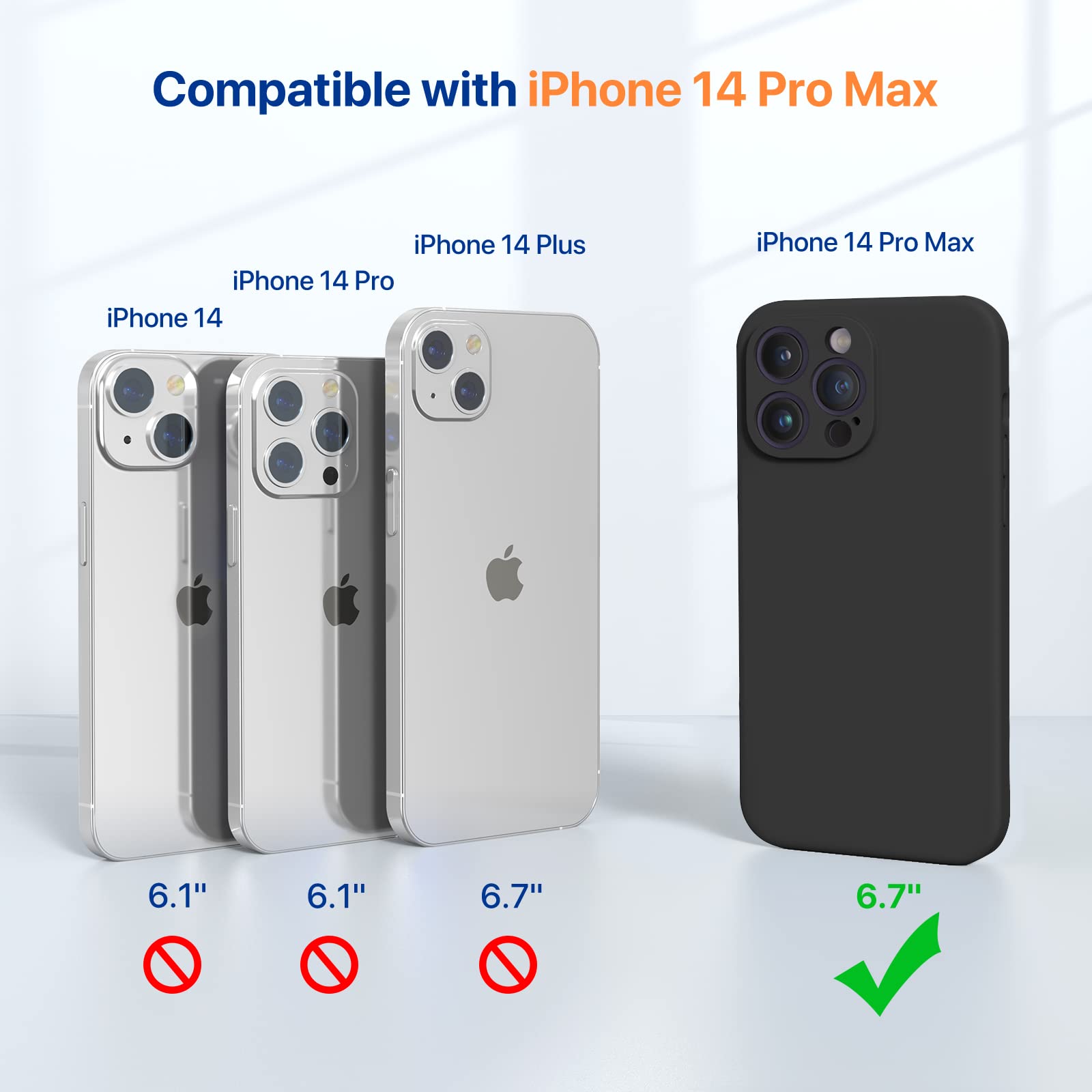Foto 7 pulgar | Funda Magnética Miracase Para Iphone 14 Pro Max De 6.7 Pulgadas - Venta Internacional.