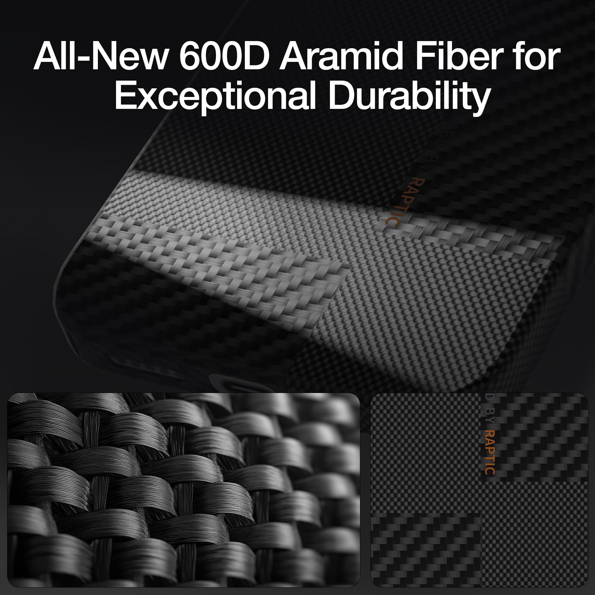 Foto 6 | Funda Raptic Para Iphone 16 Pro Max De Fibra De Aramida Magsafe - Venta Internacional.