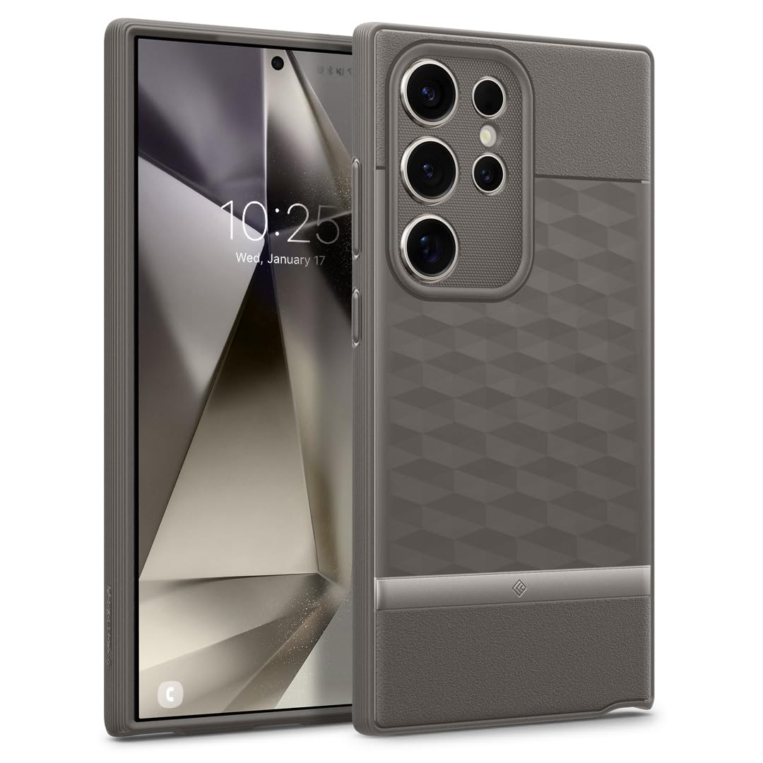 Funda De Teléfono Caseology Parallax Compatible Con Samsung Galaxy S24 Ultra Ash Grey - Venta Internacional.