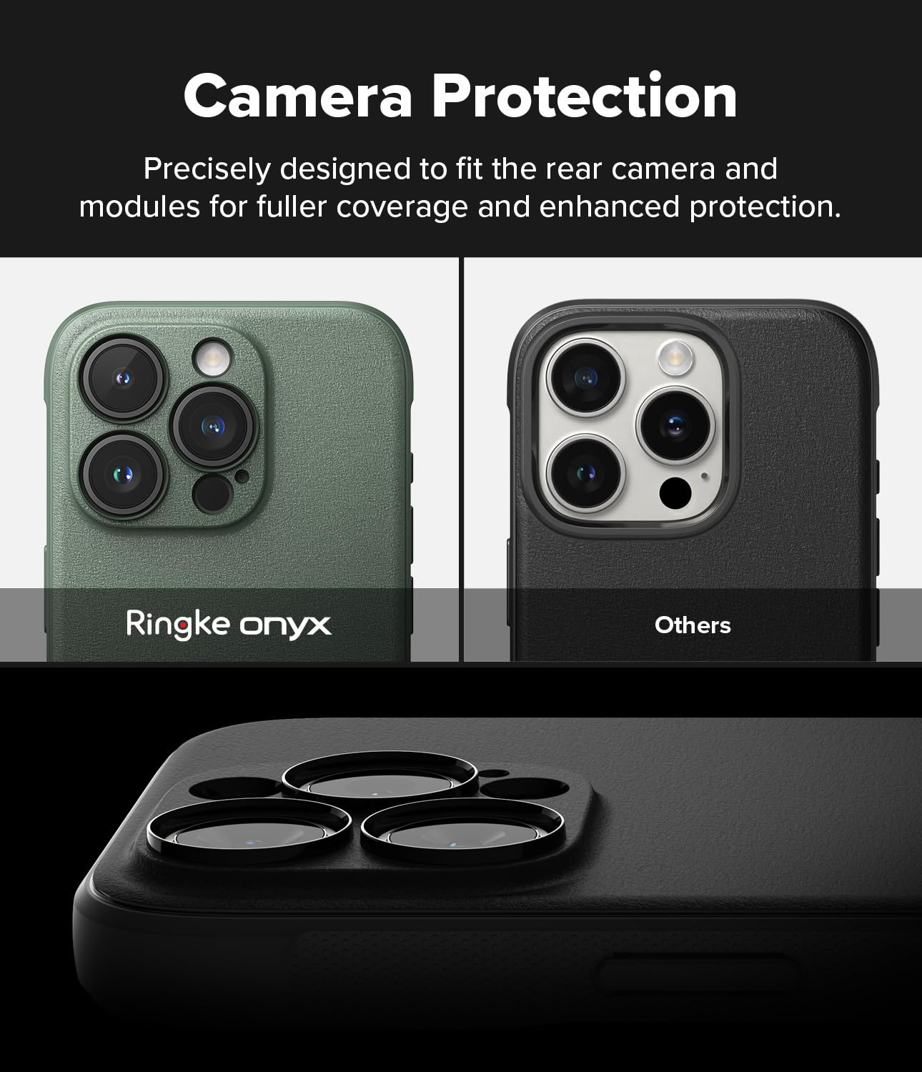 Foto 4 pulgar | Funda De Teléfono Ringke Onyx Compatible Con Iphone 15 Pro Max - Venta Internacional.