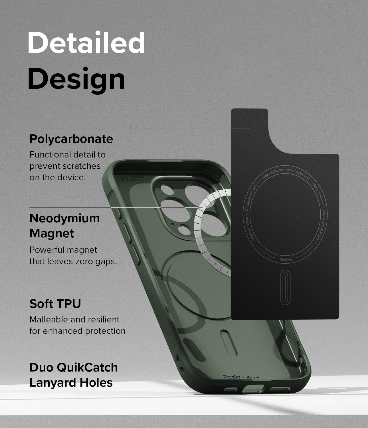 Foto 8 pulgar | Funda De Teléfono Ringke Onyx Compatible Con Iphone 15 Pro Max - Venta Internacional.
