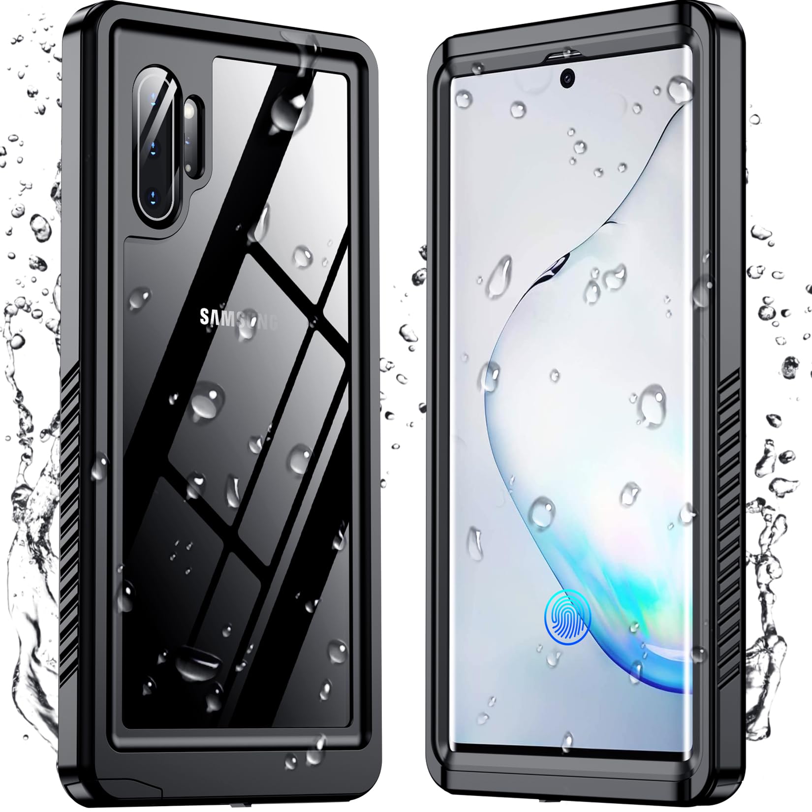 Foto 2 pulgar | Funda Temdan Impermeable Y A Prueba De Golpes Para Samsung Galaxy Note 10 Plus - Venta Internacional.