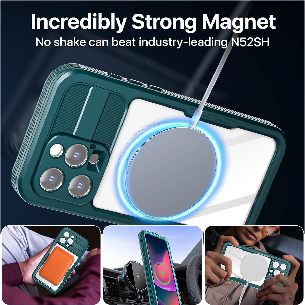 Foto 3 | Funda Impermeable Aicase Para Iphone 16 Pro Max (6.9) Con Magsafe - Venta Internacional.