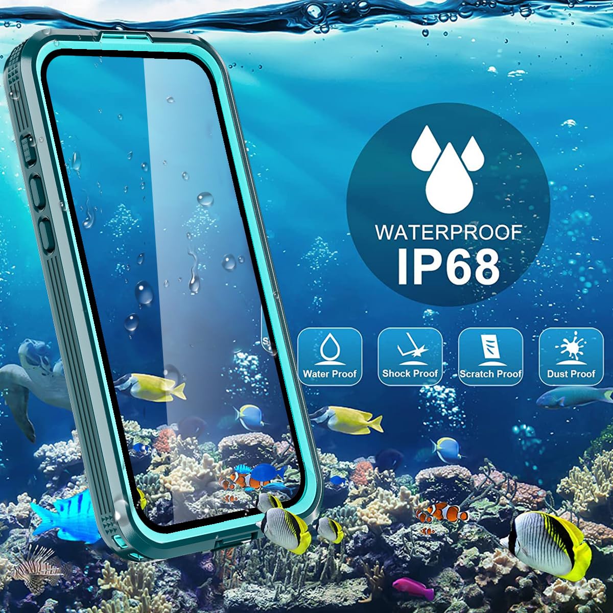 Foto 6 | Funda Impermeable Aicase Para Iphone 16 Pro Max (6.9) Con Magsafe - Venta Internacional.