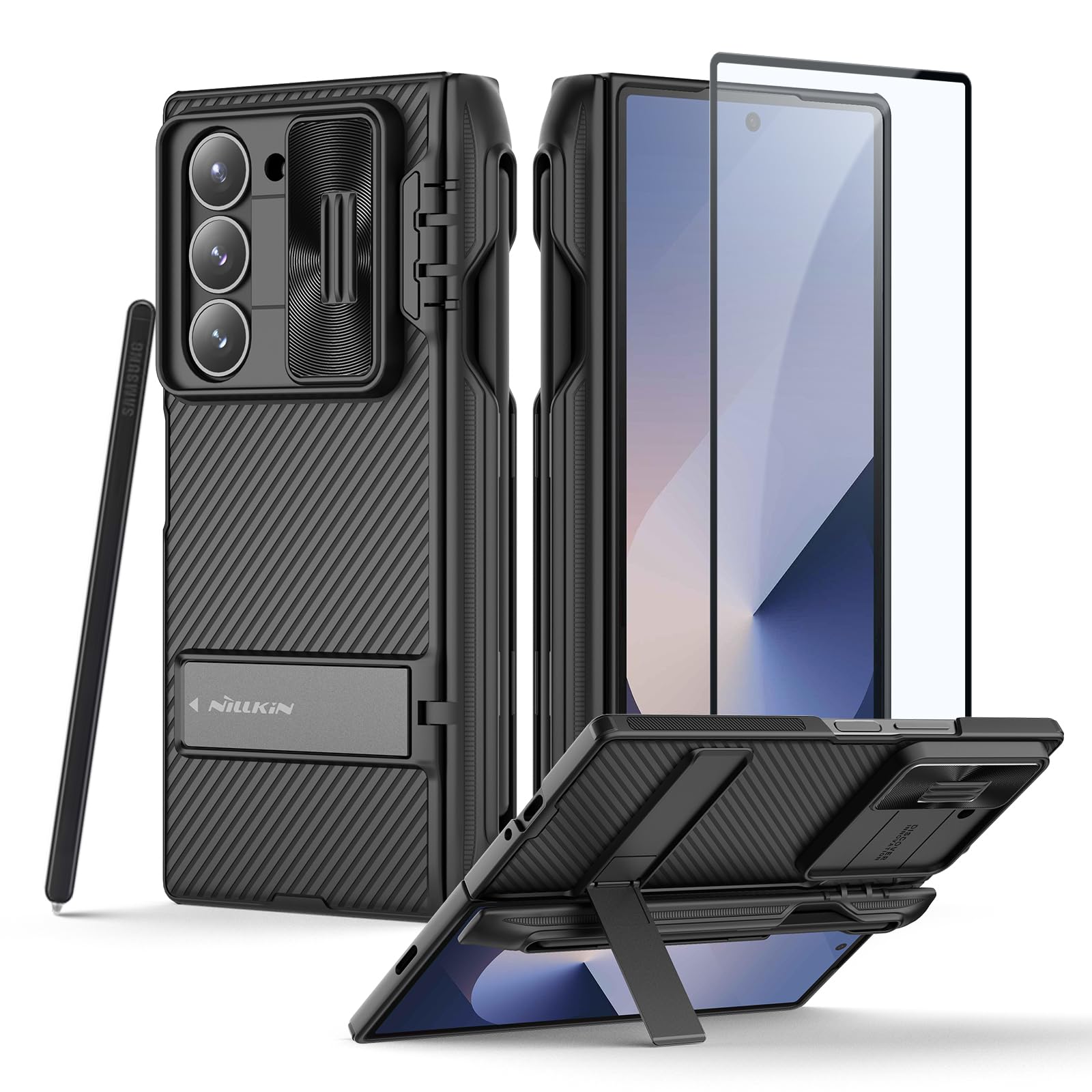 Funda Nillkin Camshield Pro Con Soporte Para Bolígrafo S Para Galaxy Z Fold 6 - Venta Internacional.