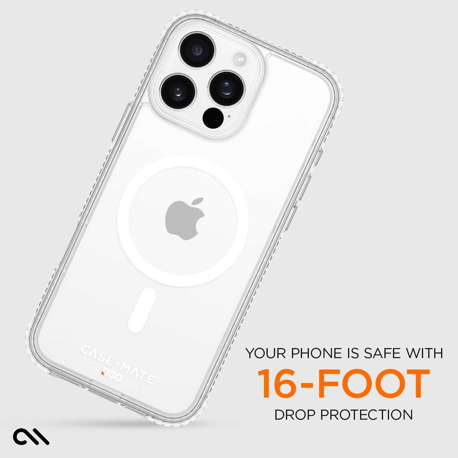 Foto 4 pulgar | Funda Para Teléfono Case-mate Iphone 16 Pro Max Tough Clear - Venta Internacional.