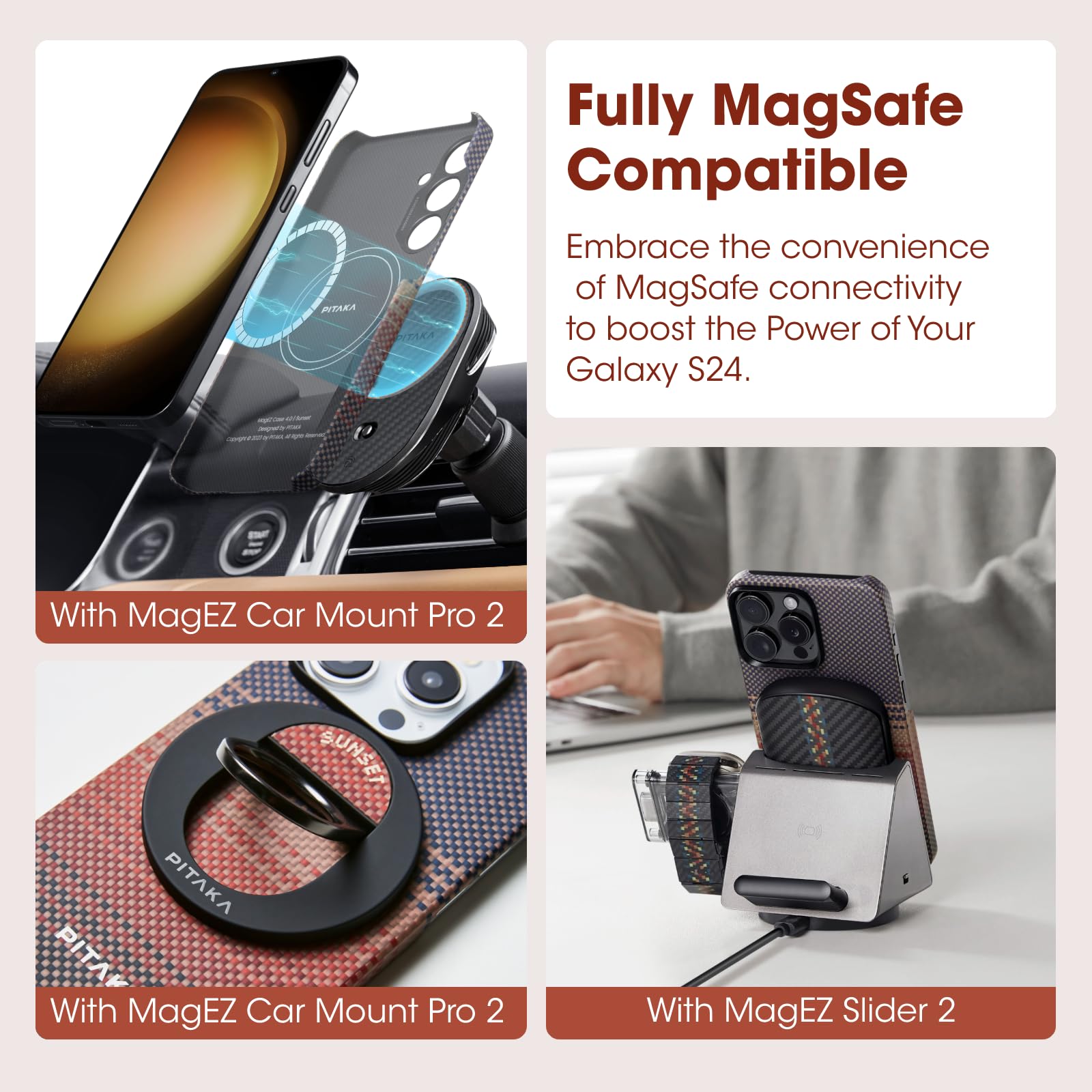 Foto 6 pulgar | Funda Tipo Magez Case 4 Sunset Para Samsung Galaxy S24 Plus - Venta Internacional.