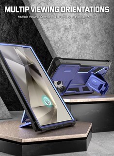 Foto 3 | Funda Para Teléfono Poetic Spartan Galaxy S24 Ultra 6.8 Midnight Blue - Venta Internacional.