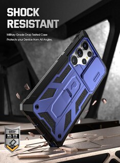Foto 4 | Funda Para Teléfono Poetic Spartan Galaxy S24 Ultra 6.8 Midnight Blue - Venta Internacional.