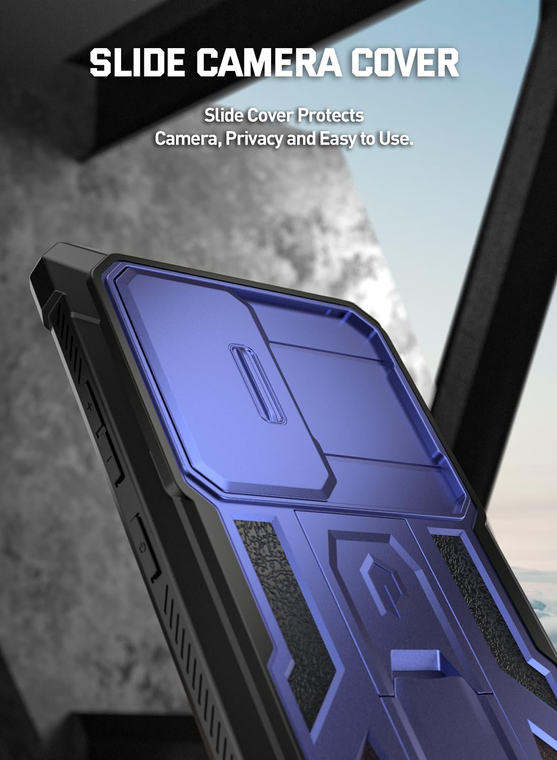 Foto 6 pulgar | Funda Para Teléfono Poetic Spartan Galaxy S24 Ultra 6.8 Midnight Blue - Venta Internacional.