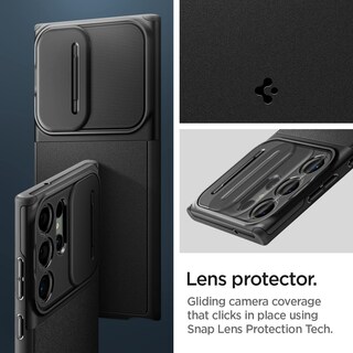 Foto 4 | Funda Spigen Optik Armor Para El Galaxy S23 Ultra (2023), Color Negro - Venta Internacional.