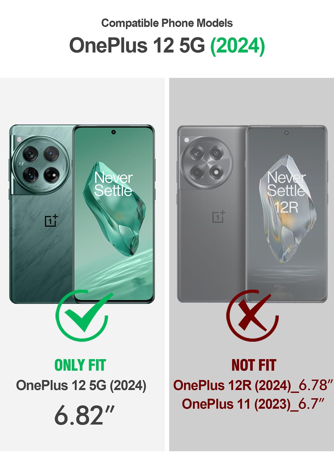 Foto 2 | Funda Poetic Guardian Compatible Con Oneplus 12 5g Verde/transparente - Venta Internacional.