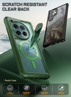 Foto 3 | Funda Poetic Guardian Compatible Con Oneplus 12 5g Verde/transparente - Venta Internacional.