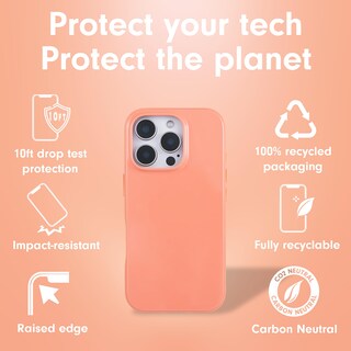 Foto 4 | Funda De Teléfono Sonix Para Iphone 16 Pro Max Con Magsafe Gloss Peach - Venta Internacional.