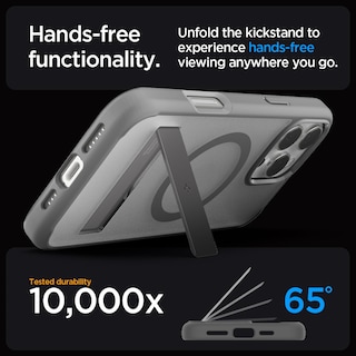 Foto 3 | Funda Spigen Ultra Hybrid S Magfit Para Iphone 16 Pro Frost Grey - Venta Internacional.