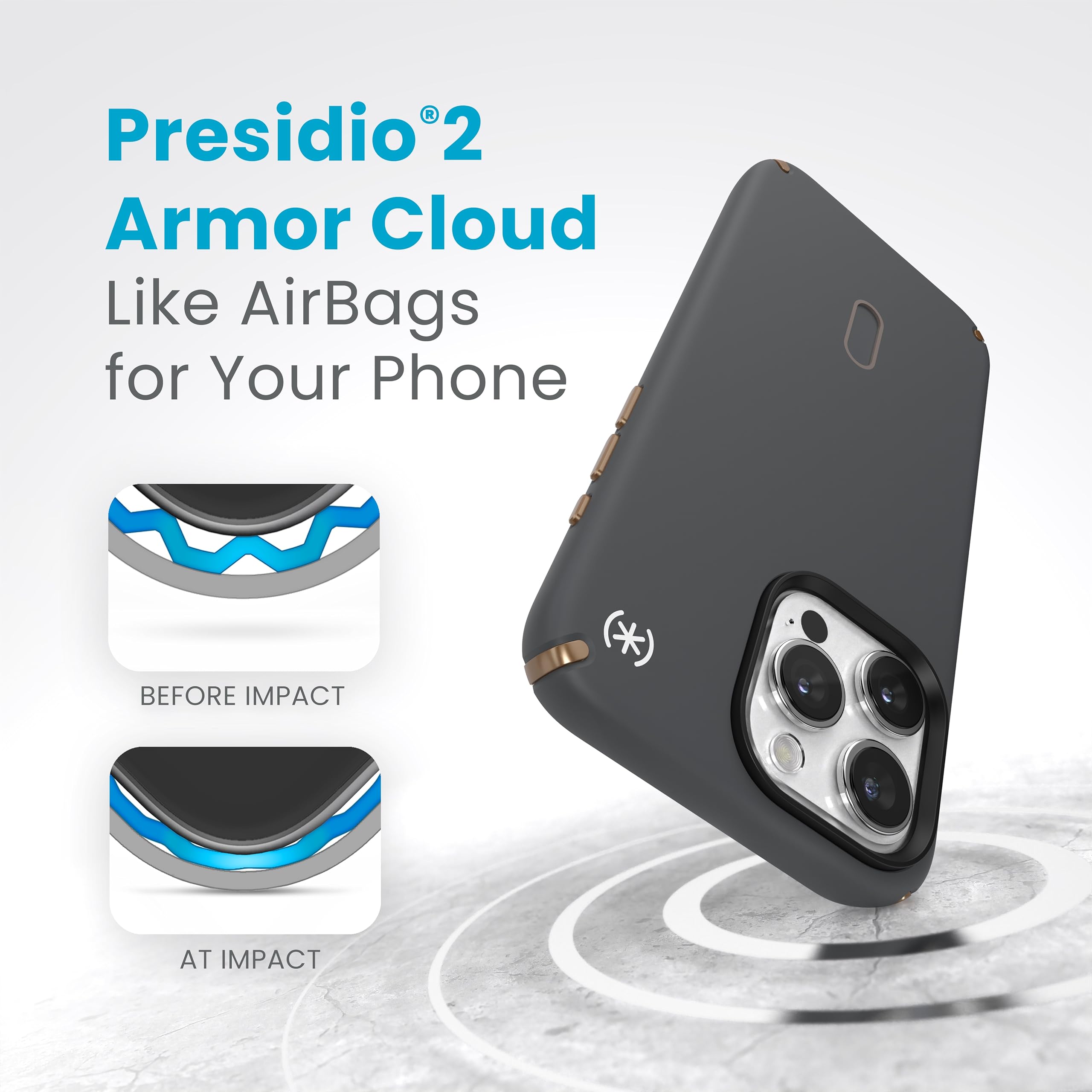 Foto 6 pulgar | Funda De Teléfono Speck Presidio2 Pro Para Iphone 15 Pro Max De 6.7 Pulgadas - Venta Internacional.