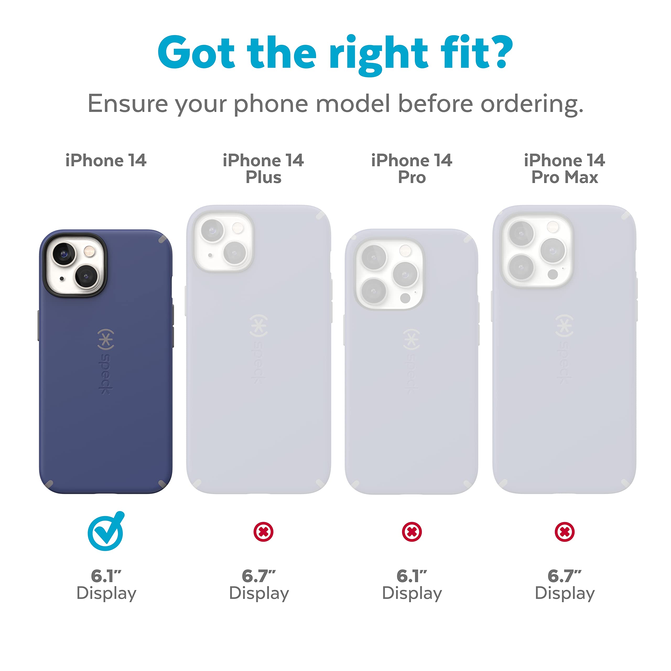 Foto 3 pulgar | Funda De Teléfono Speck Candyshell Pro Para Iphone 14 Y Iphone 13 6.1 - Venta Internacional.