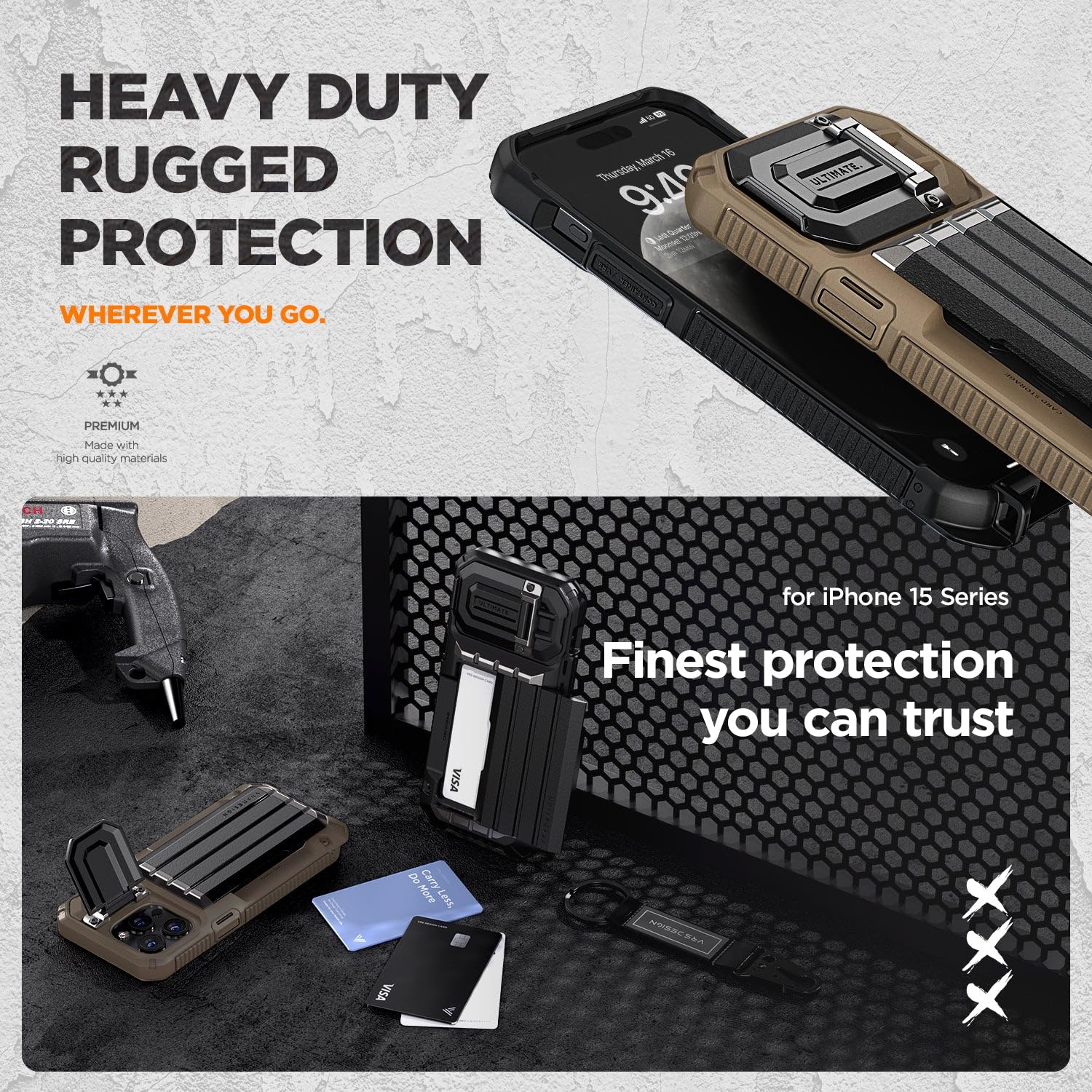 Foto 6 pulgar | Funda Para Teléfono Vrs Design Damda Glide Ultimate Para Iphone 15 Pro Max - Venta Internacional.