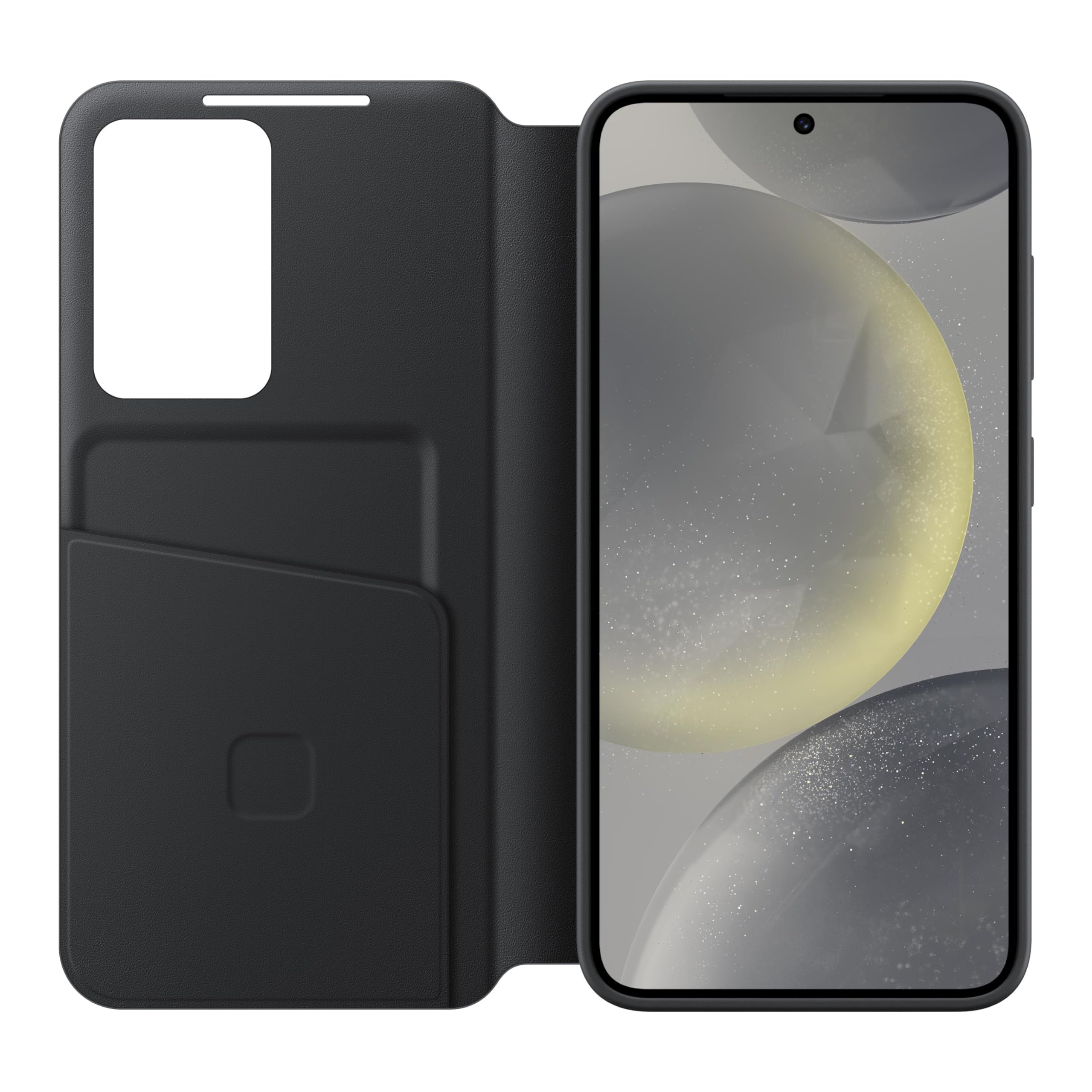 Foto 4 pulgar | Funda Para Teléfono S-view Wallet Para Samsung Galaxy S24 Negra - Venta Internacional.