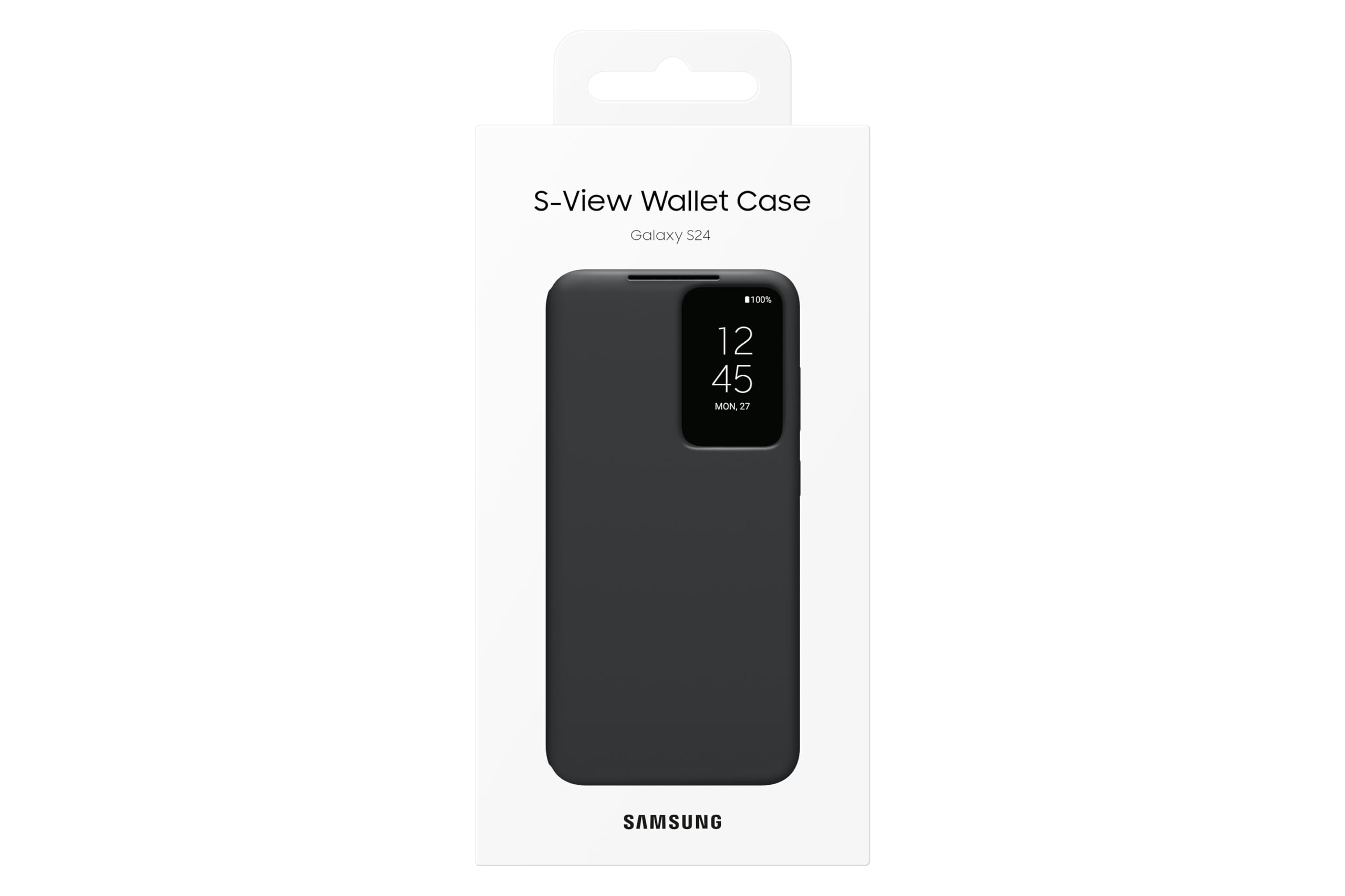 Foto 8 pulgar | Funda Para Teléfono S-view Wallet Para Samsung Galaxy S24 Negra - Venta Internacional.