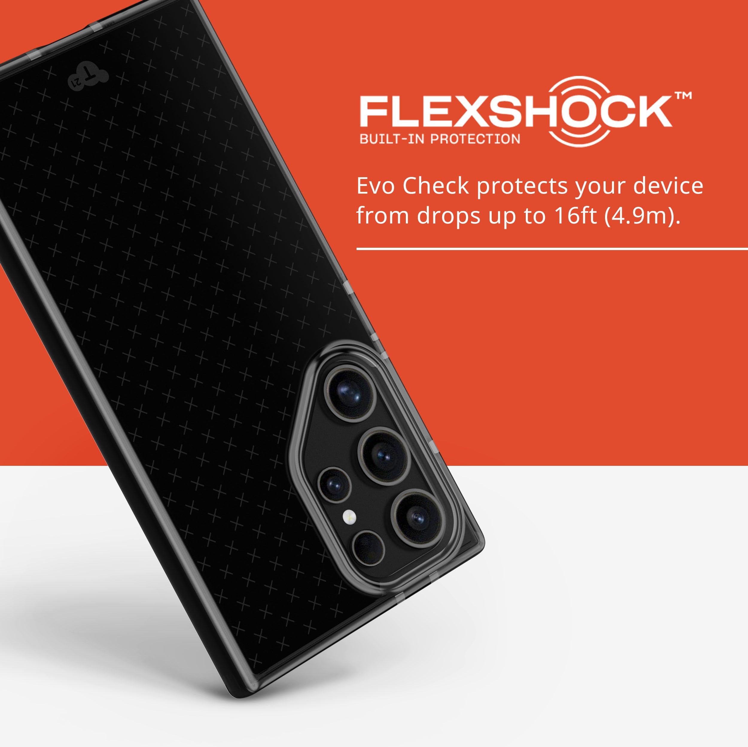 Foto 5 pulgar | Funda De Teléfono Tech21 Evo Check Para Samsung Galaxy S24 Ultra - Venta Internacional.