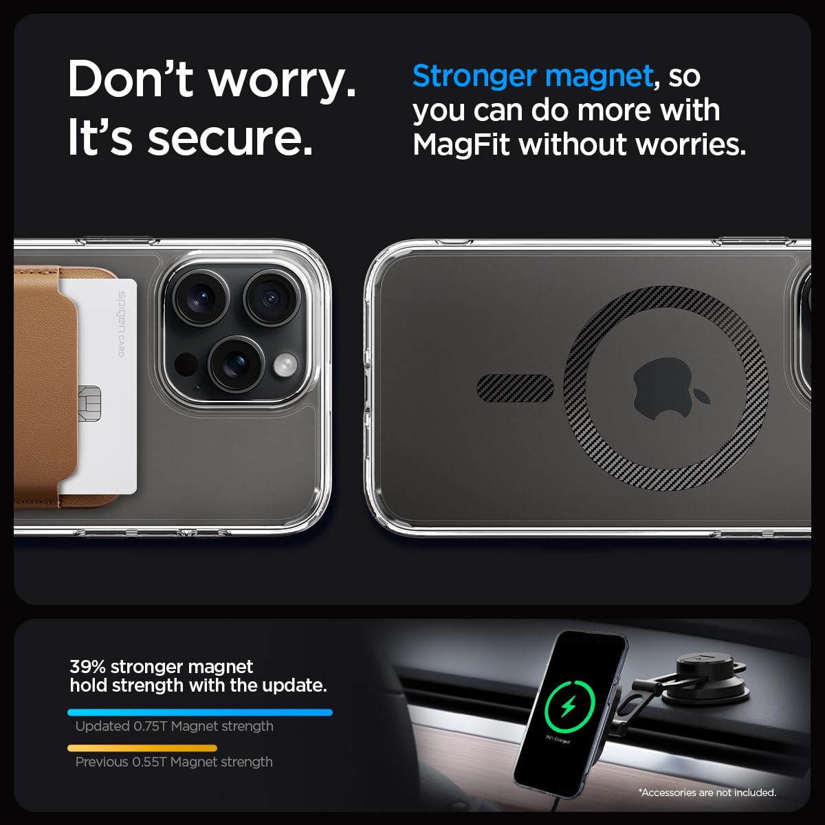 Foto 7 pulgar | Funda Spigen Ultra Hybrid Magfit Para El Iphone 15 Pro (2023) - Venta Internacional.