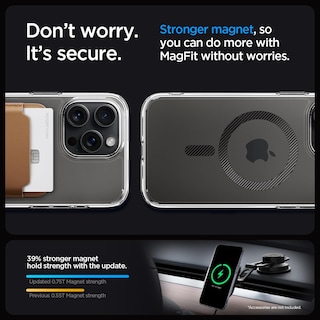 Foto 6 | Funda Spigen Ultra Hybrid Magfit Para El Iphone 15 Pro (2023) - Venta Internacional.