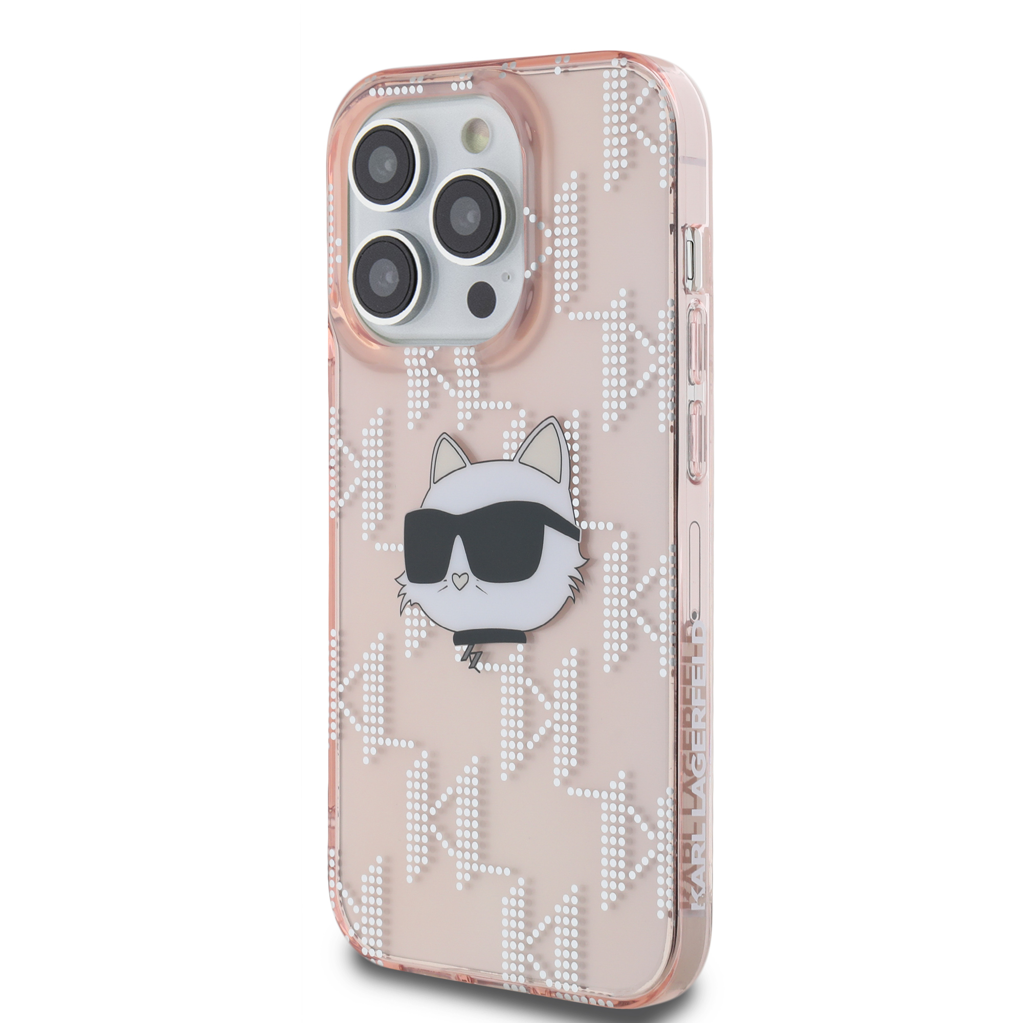 Foto 3 pulgar | Funda Karl Monograma Choupette Para Iphone 13 Pro Max - Rosa