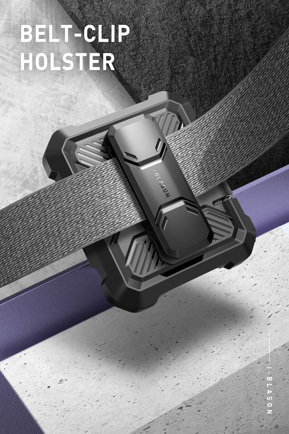 Foto 7 pulgar | Funda De Teléfono I-blason Armorbox Con Soporte Para Samsung Galaxy Z Flip 5, Color Malva - Venta Internacional.